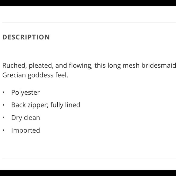 David’s Bridal Y-Neck Long Mesh Bridesmaid Dress in Wine Sz 2 - Picture 5 of 6